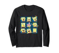 Spongebob Squarepants Spongebob Patrick Funny Faces Maglia a Manica