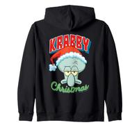 Spongebob Squarepants Squidward Krabby Christmas Felpa con Cappuccio