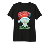 Spongebob Squarepants Squidward Krabby Christmas Maglietta Premium