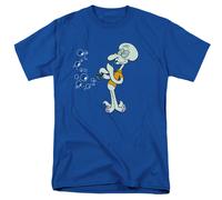 SpongeBob SquarePants Squidwards Clarinet T-Shirt Uomo Royal Blue Cotone