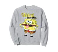 Spongebob Squarepants Strange Style Don't Care, Opera d'Arte retrò Felpa