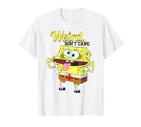 Spongebob Squarepants Strange Style Don't Care, Opera d'Arte retrò Maglietta