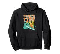 Spongebob Squarepants Surf's Up Palm Trees Felpa con Cappuccio