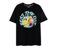 SpongeBob Squarepants T-Shirt Manica Corta Nera da Uomo | Seas The Day con Spongebob e Patrick Design | Merchandising Autentico di Spongebob | T-Shirt Elegante per i Fan dell'amato Cartone Animato