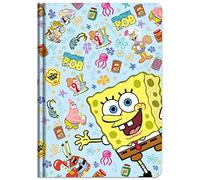 SpongeBob Squarepants Taccuino, diario con 120 pagine a righe, Carnet A5, gadget ufficiale