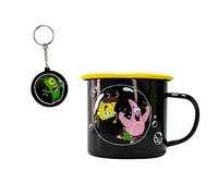SpongeBob Squarepants Tazza portachiavi, SpongeBob e Patrick con le bolle, Merchandising ufficiale