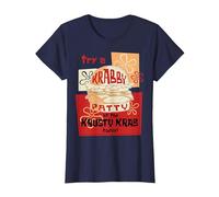Spongebob Squarepants Try A Krabby Patty At The Krusty Krab Maglietta, Donna, Navy, 3XL