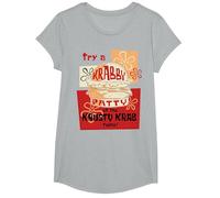 Spongebob Squarepants Try A Krabby Patty At The Krusty Krab Maglietta, Ragazze, Grigio Melange, S