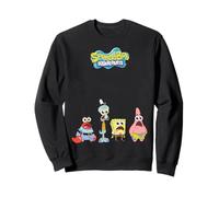 Spongebob Squarepants Tutti i Personaggi Sorpreso Faccia Felpa