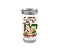 SpongeBob SquarePants Tutto quello che voglio per Natale è... Bicchiere termico in acciaio inox doppia parete