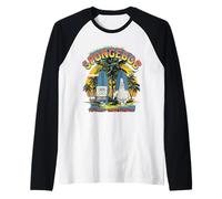 Spongebob Squarepants Ufficiale Totally Wavetastic Maglia con Maniche Raglan