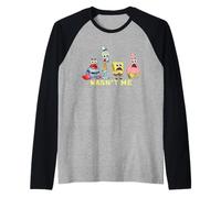 Spongebob Squarepants Wasn't Me Shock Maglia con Maniche Raglan