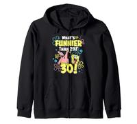 Spongebob Squarepants What’s Funnier Than 29? 30? Birthday Felpa con Cappuccio