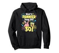 Spongebob Squarepants What’s Funnier Than 29? 30? Birthday Felpa con Cappuccio