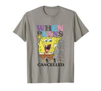 Spongebob Squarepants When Plans Get Cancelled Funny Maglietta