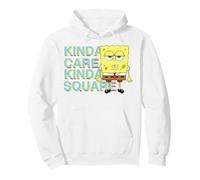 Spongebob Squarepants Who Cares, Divertente Programma televisivo Classico dei Cartoni Animati Felpa con Cappuccio