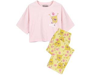 SPONGEBOB SQUAREPANTS Womens Pigenas Adulti Nap Time Pjs - Media