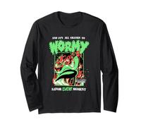 Spongebob Squarepants Wormy Savor Every Moment Maglia a Manica