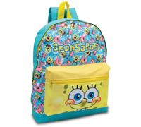 SPONGEBOB SQUAREPANTS Zaino per bambini, per scuola, viaggi, sport, in polietilene, Blu