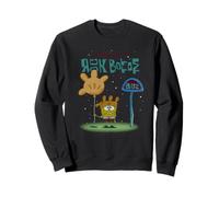 Spongebob Welcome to Rock Bottom Bus Stop Cartoon Felpa