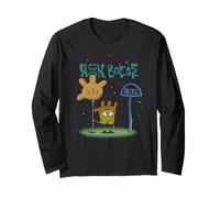 Spongebob Welcome to Rock Bottom Bus Stop Cartoon Maglia a Manica