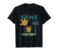 Spongebob Welcome to Rock Bottom Bus Stop Cartoon Maglietta