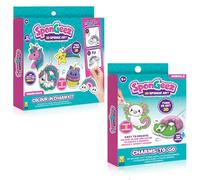 Spongeez: Kit di ciondoli a forma di unicorno magico e ciondoli a forma di animali da asporto, kit per attività creative, regali per bambini di 4, 5, 6, 7, 8 anni.