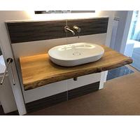 SPONHOLZ Lavabo in legno massello di rovere oliato (160 x 50 cm)