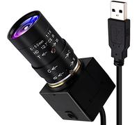 Sponsored Ad - 2MP 5-50mm Varifocal Lens Webcam,1080P USB Camera with Sony IMX322 for Video Calling,Recording H.264&Low Il.
