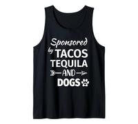 Sponsored By Tacos Tequila & Dogs,Drink Tequila Pet Dog Paw Canotta