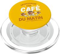 Sponsorizzato Dal Caffè Mattina | Sveglia Difficile Alzata In ritardo PopSockets PopGrip per MagSafe