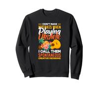 Spontaneous Creative Decisions - Giocatore di Ukulele Divertente Felpa