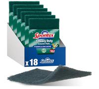 Spontex Confezione da 3 cuscinetti abrasivi resistenti (confezione da 6, totale 18 panni abrasivi)