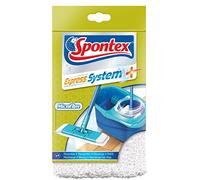 Spontex Express System + Panno di Ricambio in Microfibra, Bianco