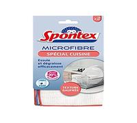 Spontex - Microfibra Cucina - 2 microfibra con texture goffrata - Pulisce e sgrassa efficacemente - Elimina il 99% dei batteri