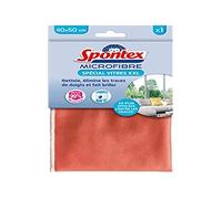 Spontex Microfibra speciale vetro XXL | lavabile a 60 °C, 2 volte più efficace, pulizia senza traccia, 40 x 50 cm, 1 pezzo
