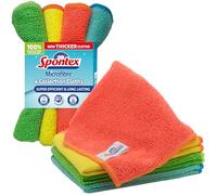 6 Confezioni Da 4 Panni Spontex Microfibre Collection Totale 24 Pezzi
