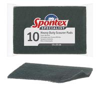 Spontex Specialist Heavy Duty Pagliette abrasive | XL | Rimuove le bruciature di cibo e grasso | Confezione da 10