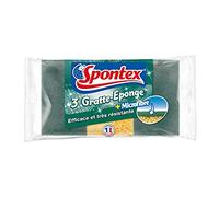 Spontex - Spugna spugnetta spugnetta + microfibra, efficace e molto resistente, 3 spugne