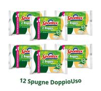 6 pz SPONTEX SPUGNA ABRASIVA A DOPPIO USO conf.da 2pz