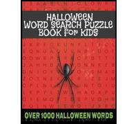 Spookee Press Halloween Word Search Puzzle Book For Kids (Tascabile)