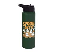 Spookgetti Ghosts Pumpkins Bats Fun Stainless Steel Insulated Water Bottle