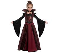 Spooktacular Creation Set costume da vampiro nobile per bambina e ragazza Halloween dress up party Giochi di ruolo Cosplay Carnevale Festa a tema vampiro (3T (3-4 anni))