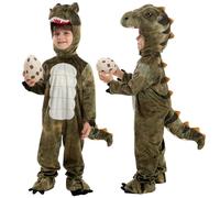 Spooktacular Creations Bambino Unisex T-rex Realistico Dinosauro Costume per Halloween Bambino Dinosauro Dress Up Party, Gioco di ruolo e Cosplay (Toddler(3-4yrs))