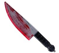 Spooktacular Creations Coltello di plastica finto per Halloween, coltello falso per costume giocattolo prop coltello armi per accessori per costumi di Halloween, oggetti di scena per costumi horror