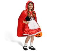Spooktacular Creations Costume da Cappuccetto Rosso, costume di Halloween per bambine per vestirsi ad Halloween Grande (10-12 anni)