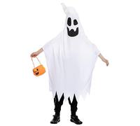 Spooktacular Creations Costume da fantasma con corno e secchio di zucca per bambino Halloween Spooky Trick-or-Treating, Small (5-7 yrs).
