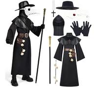 Spooktacular Creations Costume da medico della peste bianco per bambini
