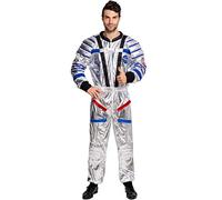 Spooktacular Creations Costume da pilota astronauta per uomo, gioco di ruolo per adulti, Halloween (piccolo)