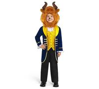 Spooktacular Creations Costume da principe blu con cappuccio di bestia per bambini, travestimento di Halloween e feste in costume, M